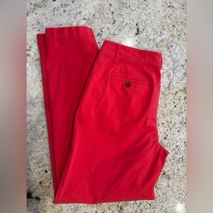 Talbots The Weekend Chino Pants Size 6 – Bright Red Crop/Ankle Pants